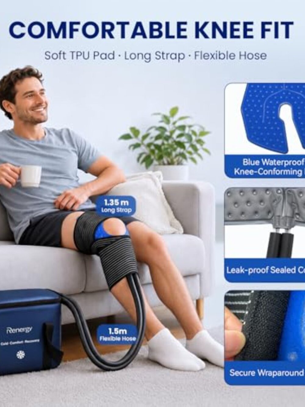 NEW Renergy Ice Machine for Knee Portable Replacement - Picture 5 of 6